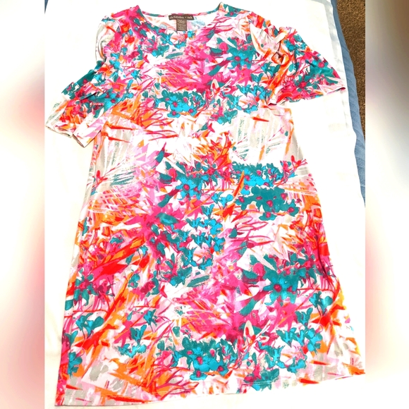 Alexandra + Oak Floral Bell Sleeve Dress - Picture 2 of 6